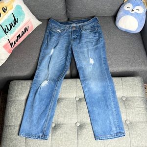 Old Navy Mid-Rise Lightly Distressed Jeans